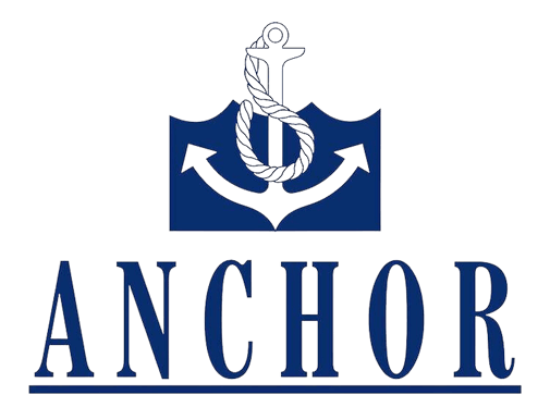Anchor Sandblasting Hendry Marine Logo Anchor Sandblasting Hendry Marine Logo Blue